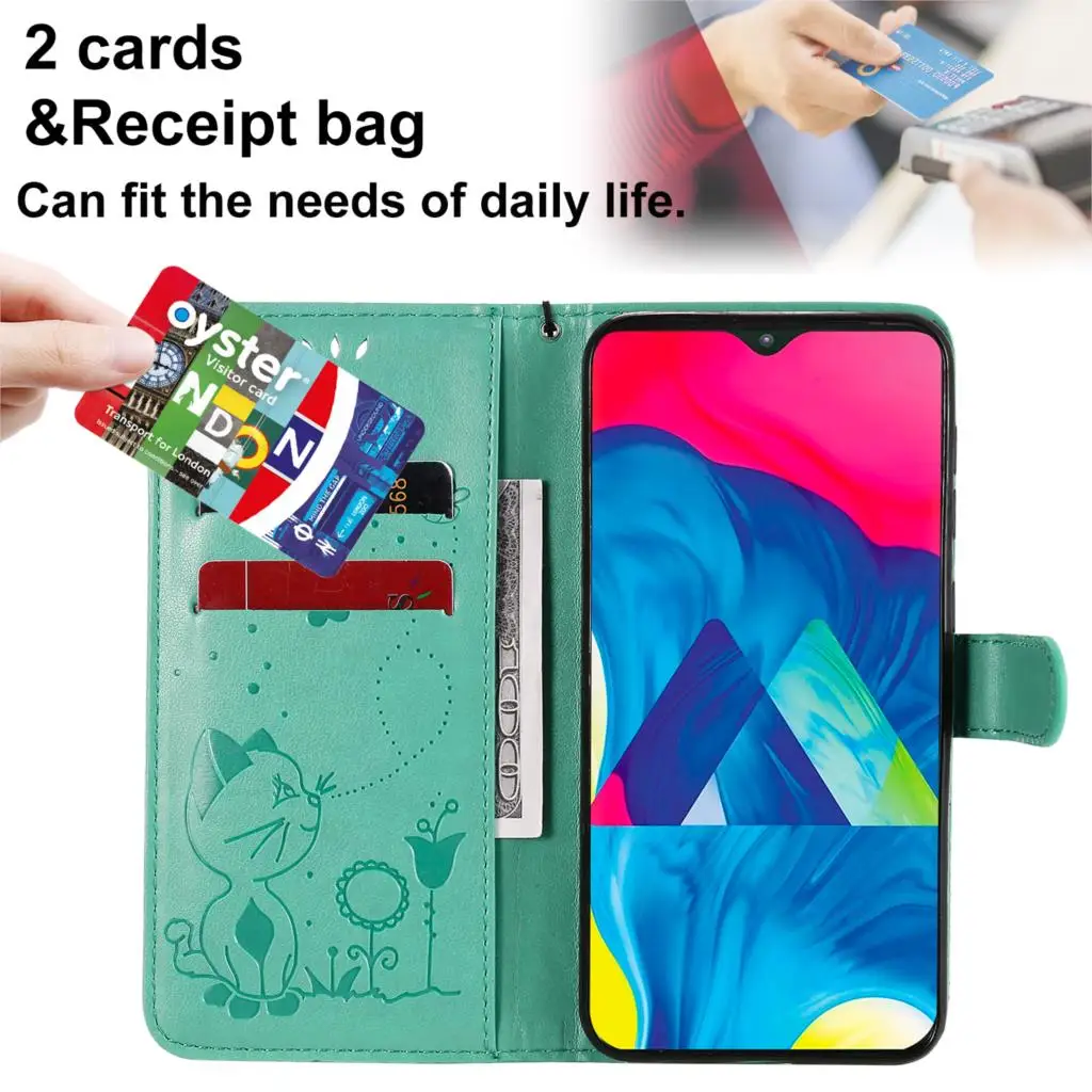 Чехлы-бабочки для сотовых телефонов etui Samsung A10 чехол мобильного телефона бумажник