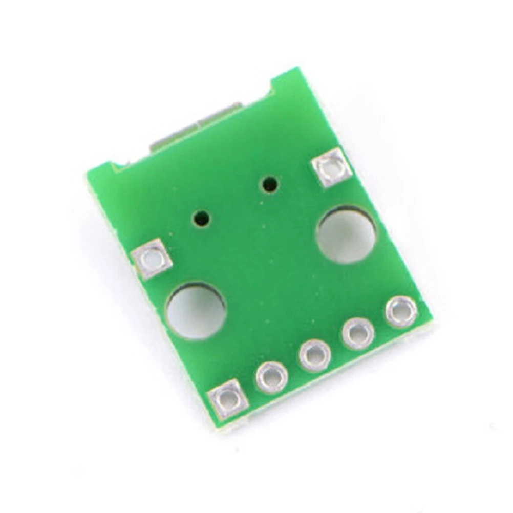5 шт./лот Тип B PCB Преобразователь мини USB DIP адаптер 5-контактный гнездовой разъем