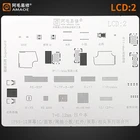 Amaoe LCD2 BGA трафарет для реболлинга для iPhone X XS Max XR 8P 6S 6SP 7 Plus 8 11 12 Pro ЖК-дисплей распознавание лица USB камера оригинальный цвет сетка