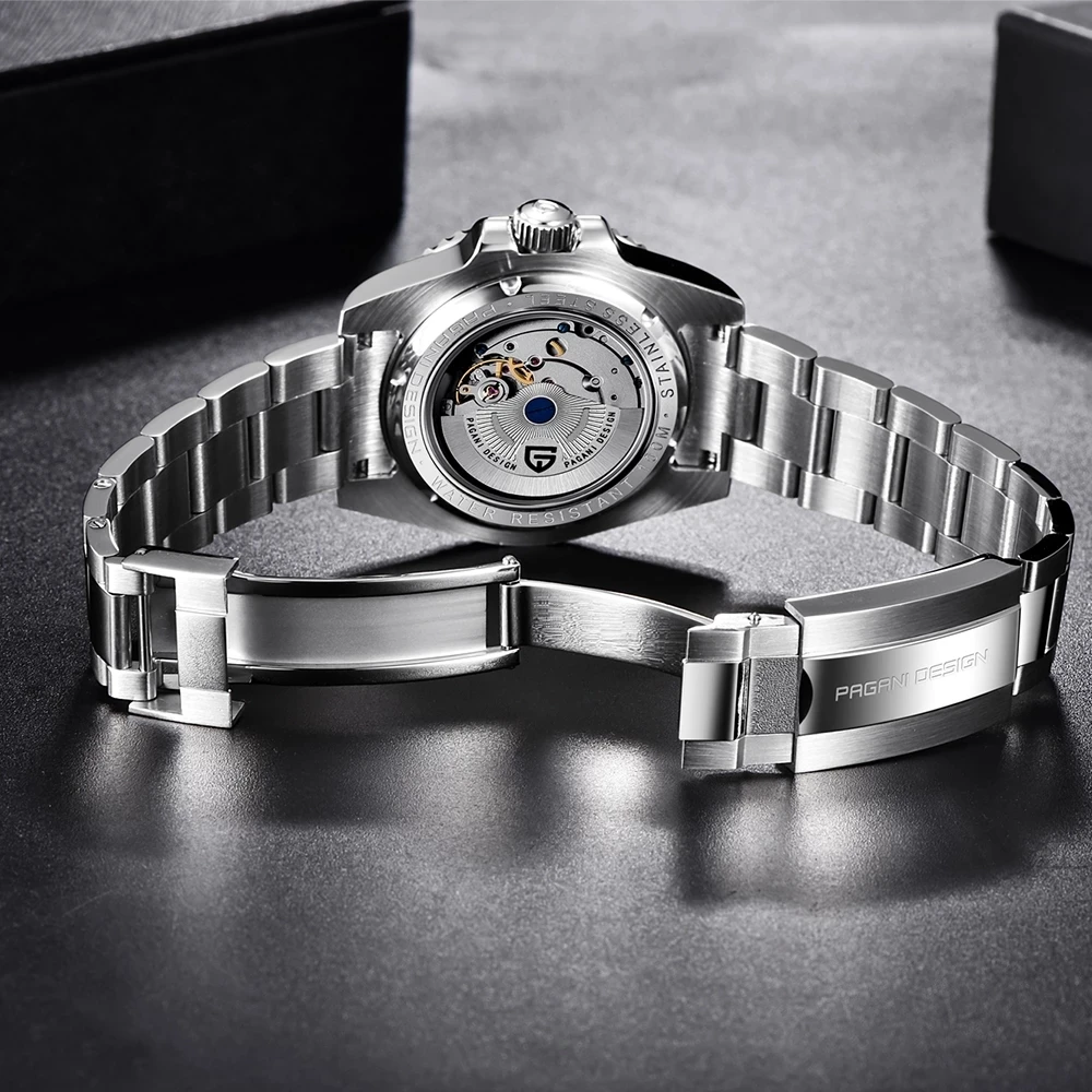 

2020 PAGANI DESIGN Luxury GMT Stainless Steel Watch Brand Sapphire Glass Men's Casual Sports 100M Waterproof Watch reloj hombre