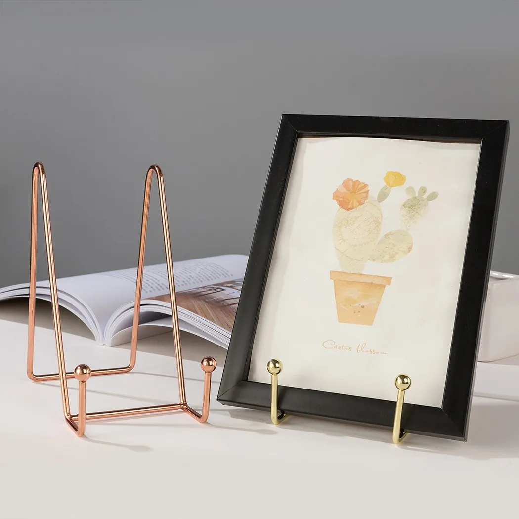 

Nordic Style Book Display Iron Stand Award Plate Commemorative Plate Photo Display Stand Souvenir Plate Photo Display Stand