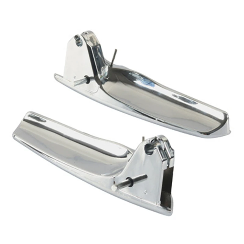 

1Pair Inside Door Pull Handles Chrome Pair Front / Rear for Chevrolet 96861999 12463805 Car Stying Accessories