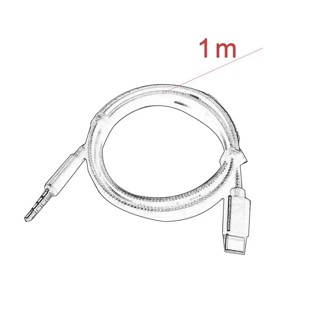 Тип USB C до 3 5 мм аудио разъем Aux адаптер Male к Мужской кабель удлинитель для