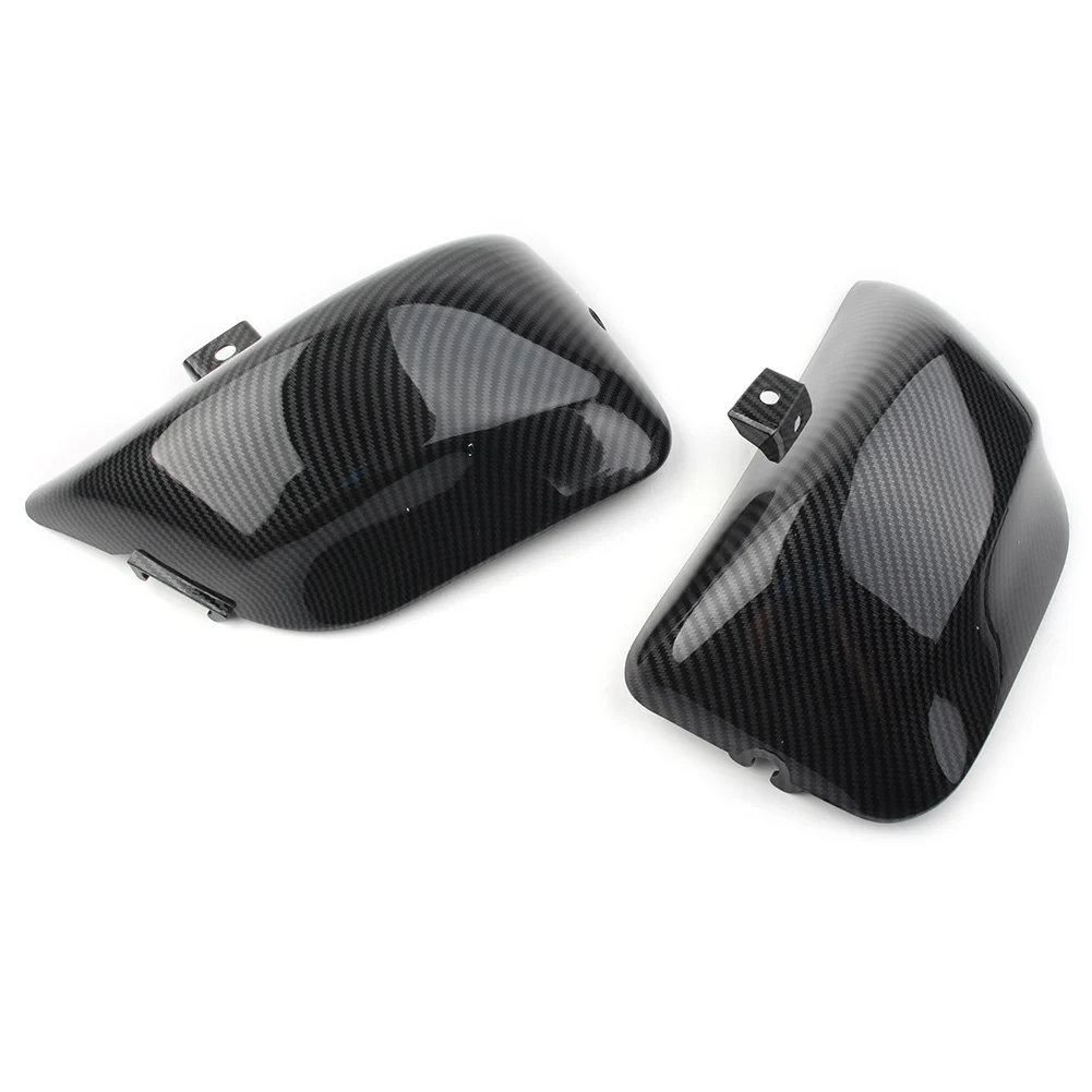 Углеродное волокно ABS мотоциклетный обтекатель боковая крышка аккумуляторной