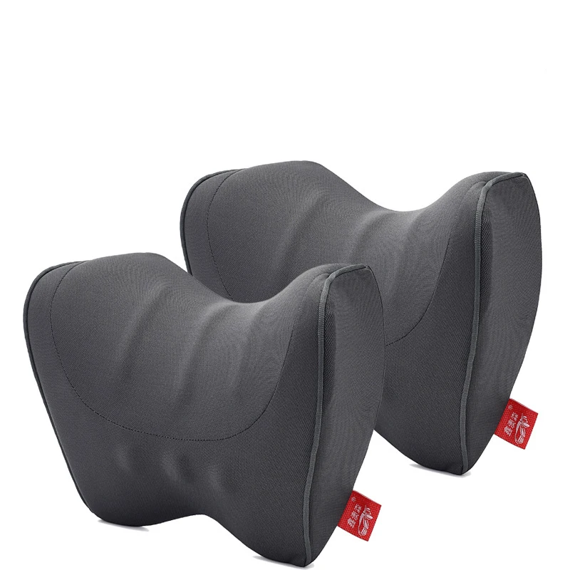 

3D Car Neck Pillow Lumbar Pillow Car Seat Lumbar Pillow Cushion Soft Memory Foam Relieves Cervical Pain In The Neck Car Headrest