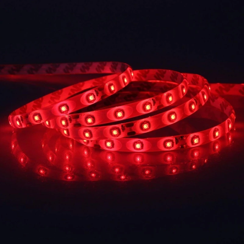 Светодиодная лента 2835SMD DC12V гибкий светодиодный светящаяся лента 5 м 300 светодиодный водонепроницаемый Скотч для ТВ фоновое зеркало двери стены лестницы