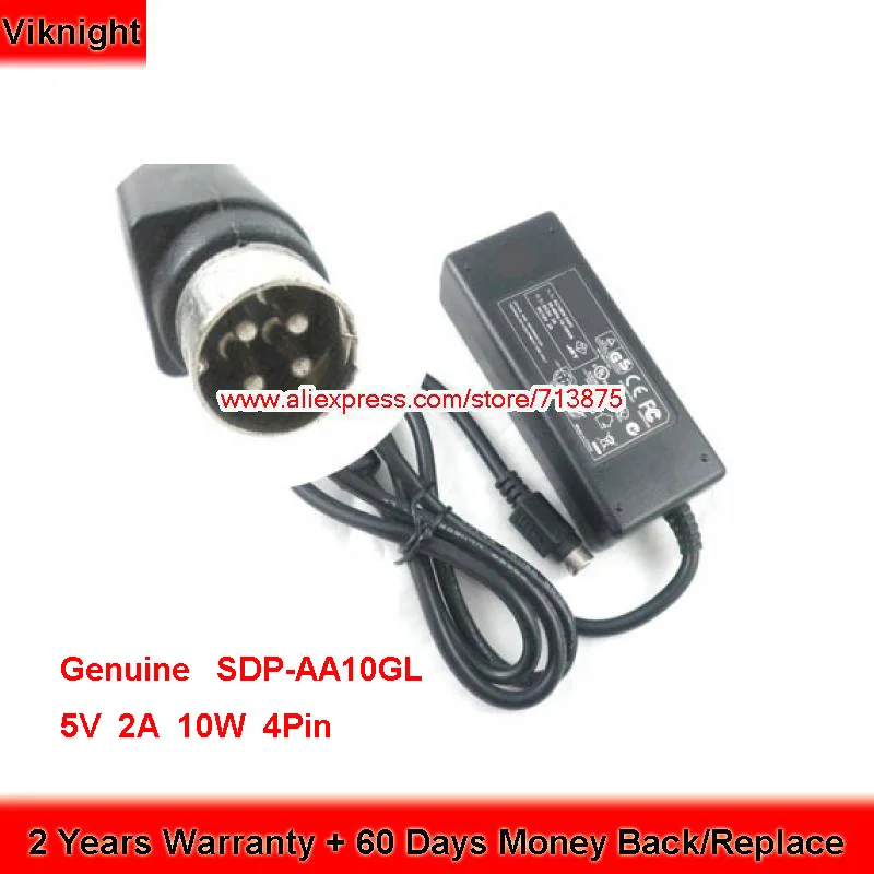 

Genuine SDP-AA10GL 5V 2A 4Pin AC Adapter for CYBERHOME EX162E-A RHG-0512-2020-6 Power Supply