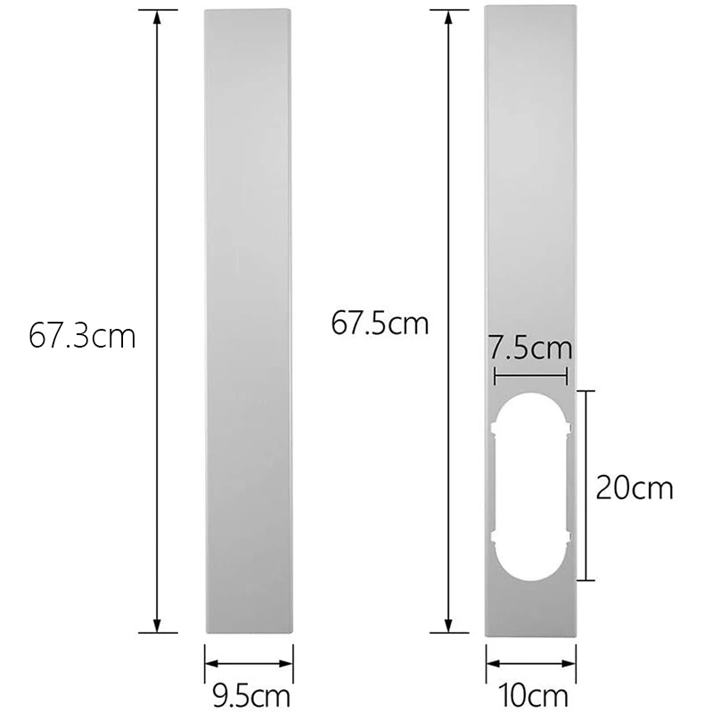 Portable Air Conditioner Window Vent Kit Slide Plate with 15cm Tube Adapter for | Бытовая техника