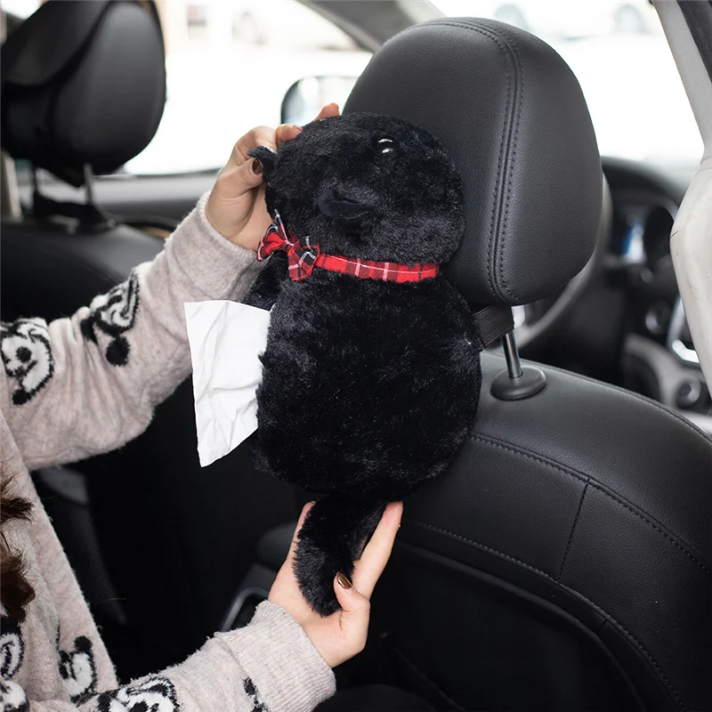 Симпатичные плюшевые съемные бумажные коробки с животными подставка для