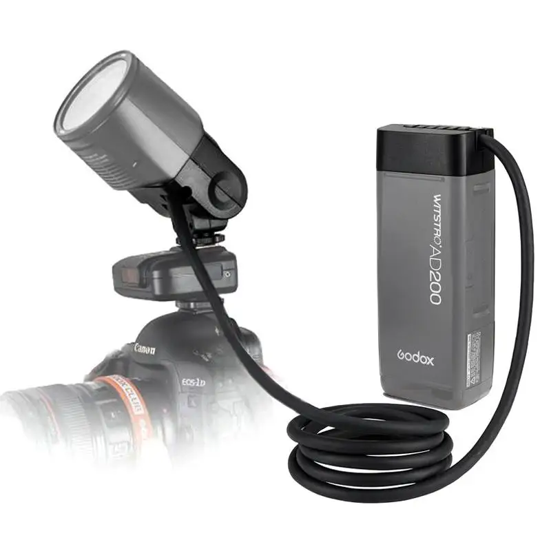Удлинительный светильник Godox EC200 адаптер для внешней вспышки AD200 1 85 м|Фотовспышки|