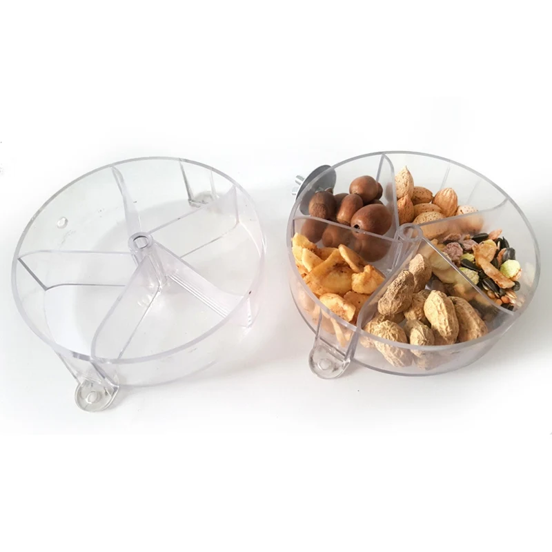 Кормушка для попугаев клетка Еда ПЭТ пластины птица кормления шариковое колесо