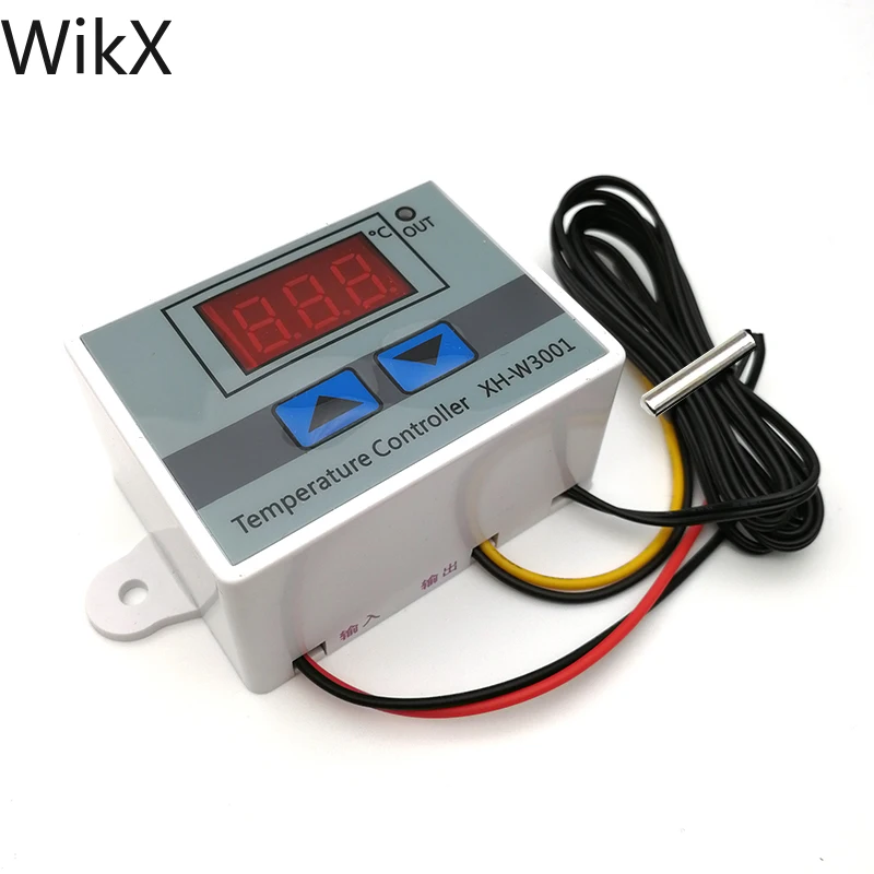

XH-W3001 LED10A 12V 24V 220V digital display thermostat, switch microcomputer temperature controller, thermostat, NTC sensor