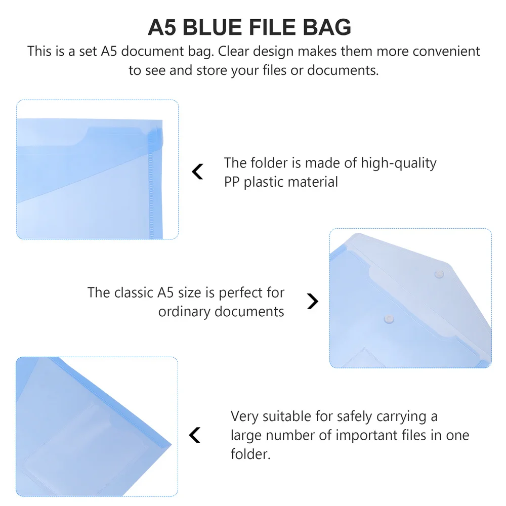 

30Pcs File Pouch Document Storage Organizer for Office with Pocket