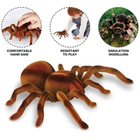 spider spoof crawling insect toys infrared rc tarantula toy simulation furry electronic spider toy for kids boy gift