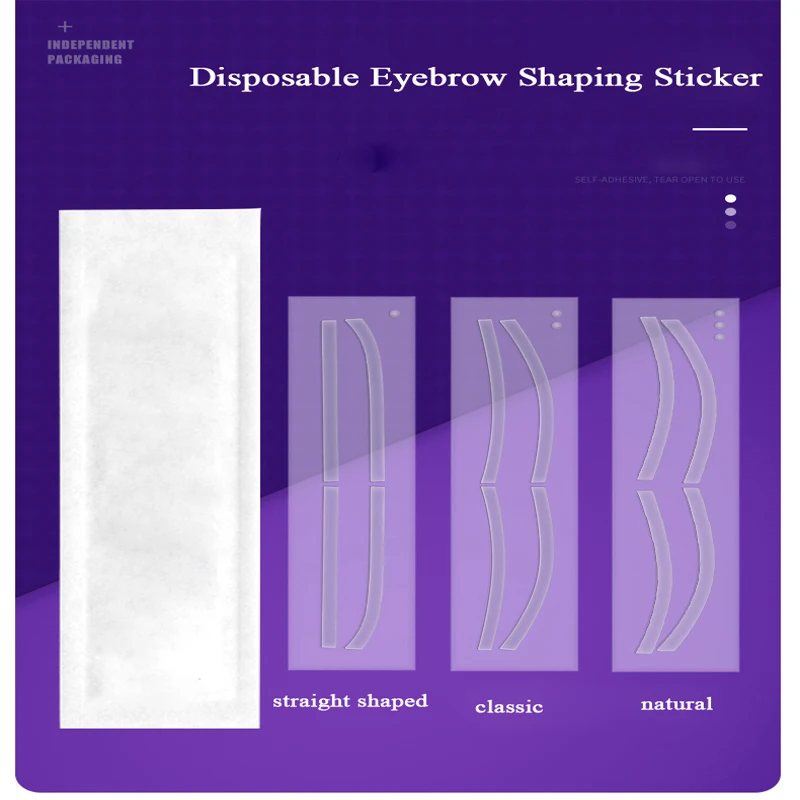 6 пар трафареты для бровей|Аксессуары татуажа| |