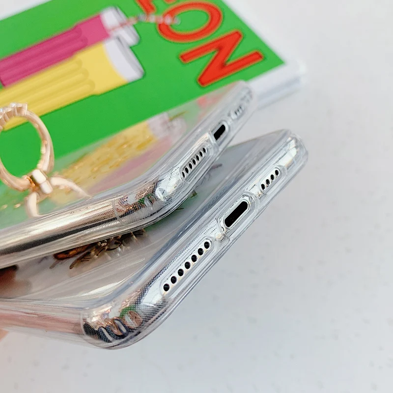 N1986N для iPhone 11 Pro X XR XS Max 7 8 Plus чехол телефона роскошный золотой Фламинго ананас