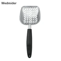 cat litter scoop big metal litter scoop for kitty sifter with deep shovel and ergonomic handle made of heavy duty solid aluminum