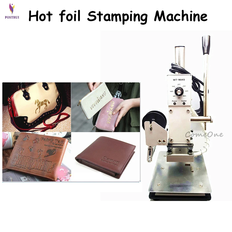 Машина для горячего тиснения фольгой кожа деревянная бумага брендинг логотип