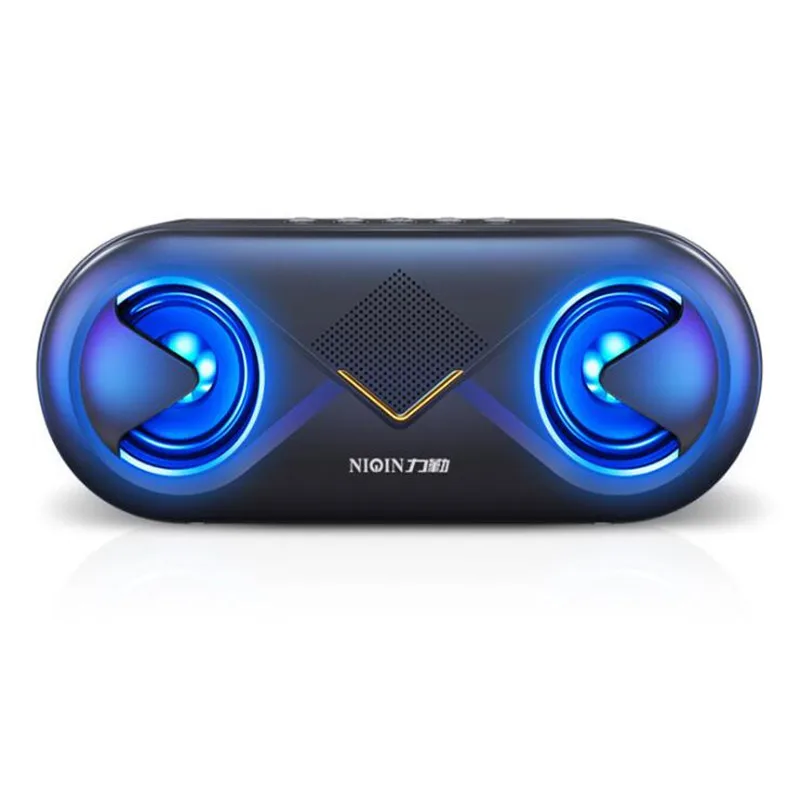 

6D Stereo Sound Portable Bluetooth Speaker 10W Wireless Loudspeaker Outdoor Speaker Support TF Card/Usb Drive/AUX Mp3 Player