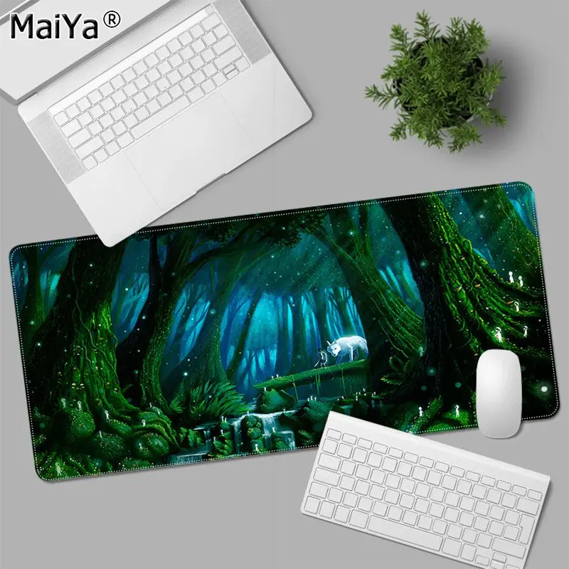 

Maiya Beautiful Anime Japanese Anime Princess Mononoke Laptop Gaming Mice Mousepad Rubber PC Computer Gaming mousepad