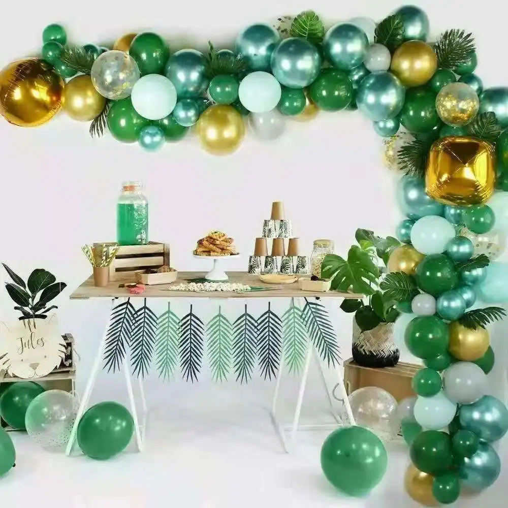 

Jungle balloon garland arch set boy birthday balloon decoration girl birthday balloon party decoration baby shower decoration