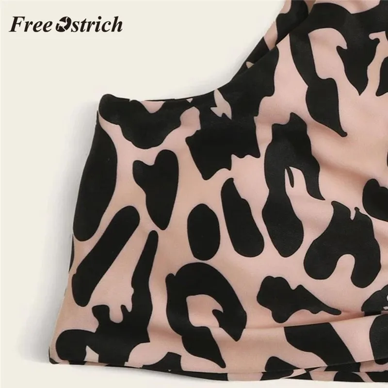 Бесплатная доставка сексуальное женское нижнее белье Ostrich леопардовое бикини
