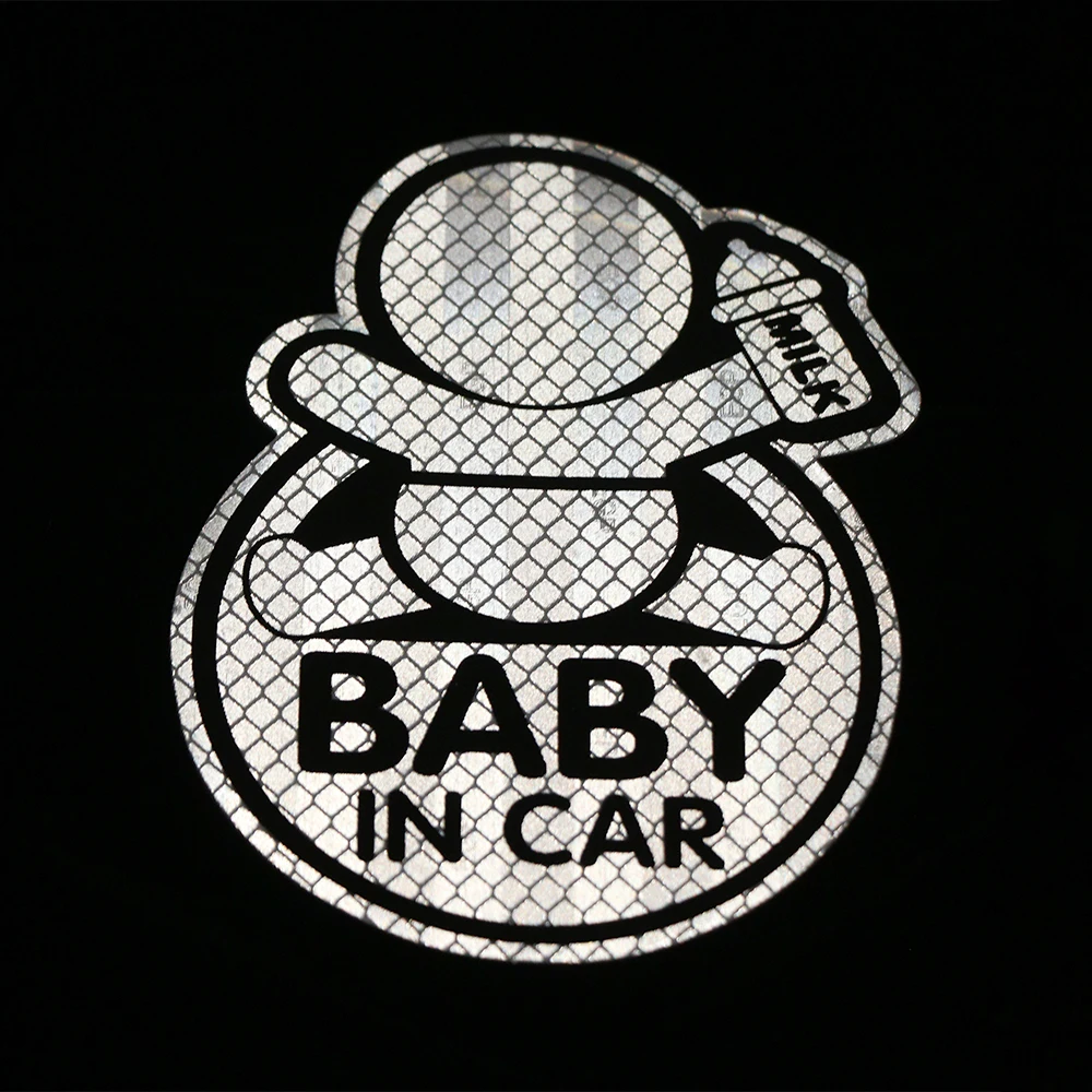 Светоотражающая Детская Наклейка на окно бампер виниловая наклейка милый знак