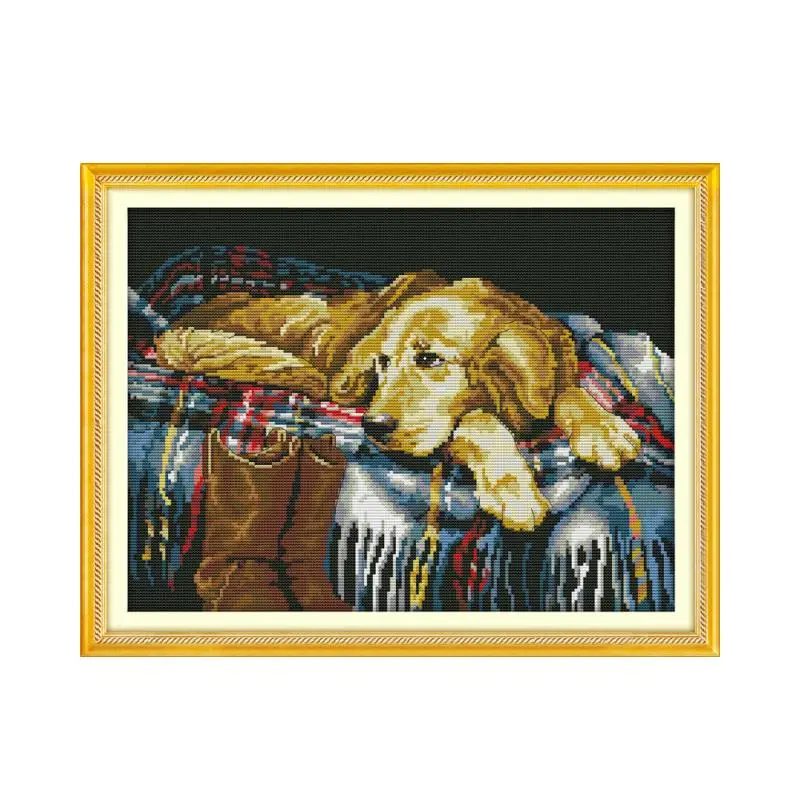 Набор для вышивки крестиком Joy Sunday DMC 11CT 14CT | Дом и сад