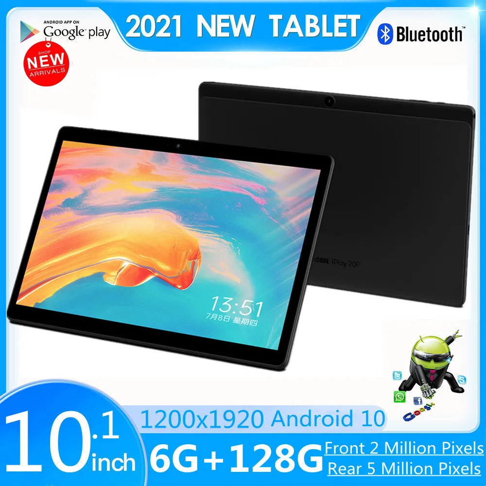 

Планшет Iplay 20p, 10,1 дюйма, Ips, 8 ядер, Android 10
