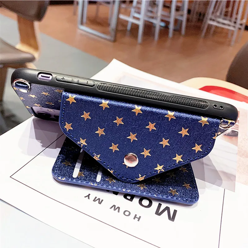 For xiaomi redmi 9T 9A 9C note 10S 9s 9 8 7 8T K20 30 mi 10 10T lite pro poco X3 NFC M3 case cover wallet card strap | Мобильные