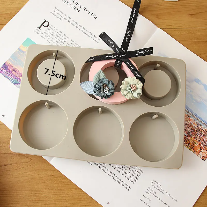 Силиконовая форма с ароматическим воском рассеянный камень для подвесок ручной