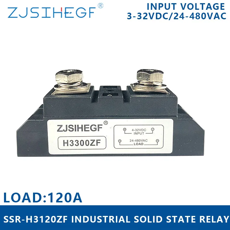 InputDC 3 32VDC/AC70/280VAC SSR H3400ZF Однофазное твердотельное реле Ток холостого хода 400A