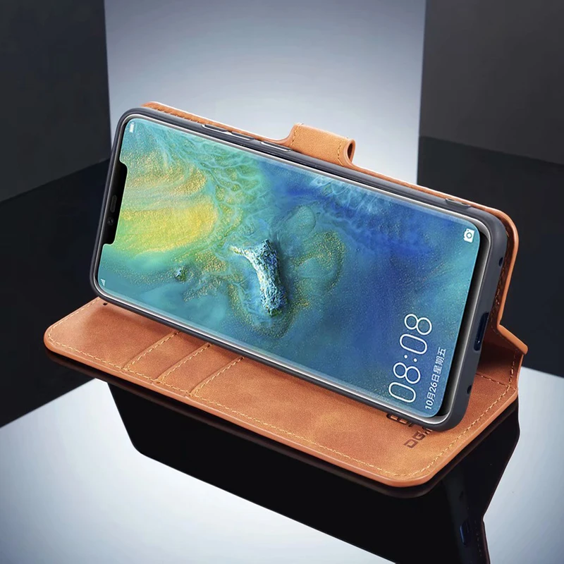 Кожаный флип-чехол в стиле ретро для Huawei Mate 30 20 Pro Lite P40 P30 P20 P Smart Nova 5T 3e Y8P Y9S |