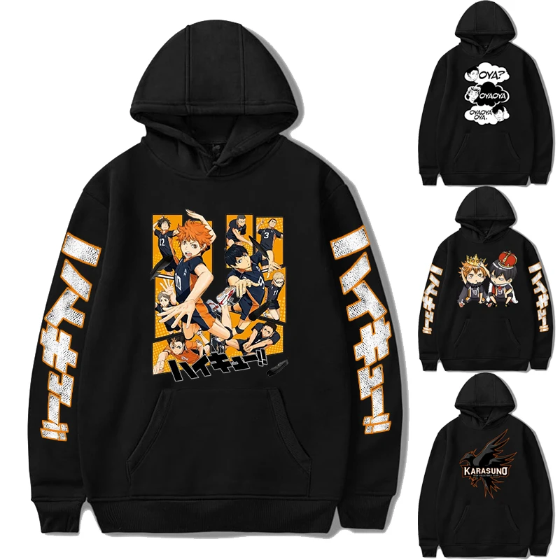 

Haikyuu! Толстовки с рисунком для мужчин, женщин, детей, свитшоты в стиле аниме, светящиеся пуловеры для взрослых и детей, топы для мальчиков и де...
