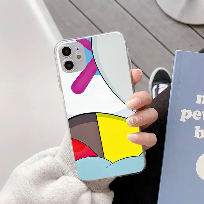 

Kawss Street Art Phone Case For Iphone11 12 Pro Max SE 2020 6s 7 8 Plus X Xs Max Xr Transparent Soft Silicone Cover