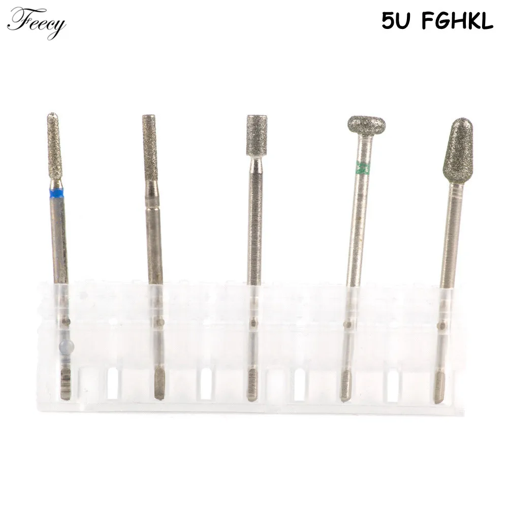 S05-5U-FGHKL Алмазная фреза для маникюра, электрическая вращающаяся фреза для ногтей, фрезы для маникюра, фрезы для ногтей, фрезы для педикюра, кутикулы - Цвет: S05-5U-FGHKL