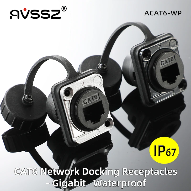 

Сетевая розетка AVSSZ CAT6A CAT6, RJ45, круглая, 8P8C, IP67, водонепроницаемая, USB 3,0, высокоскоростная, с интерфейсом HDMI 2,0, LC модуль с пылезащитной крышкой