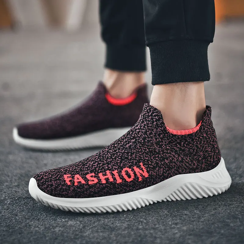

New Mesh Casual Shoes Men Slip-On Lightweight Breathable Sneakers Men Woman Couple Footwear zapatillas hombre deportiva Trainers