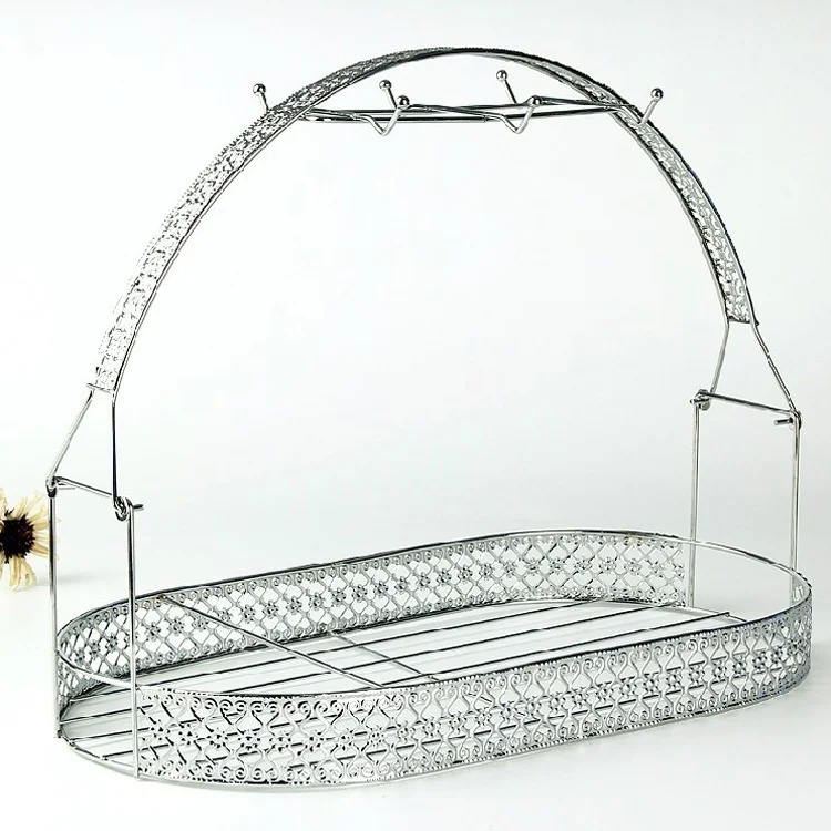 Бытовая кофейная чашка чайная креативная сливная железная стойка подставка для