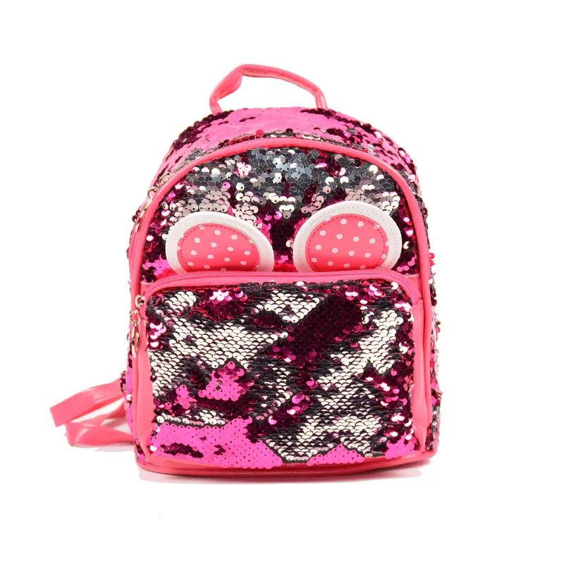 Новые женские рюкзаки с блестками для девочек-подростков блестящая маленькая