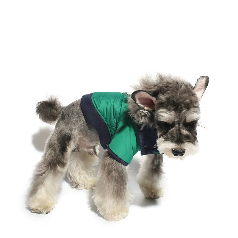 Зимняя одежда для собак очень теплая куртка щенков плотное хлопковое пальто с
