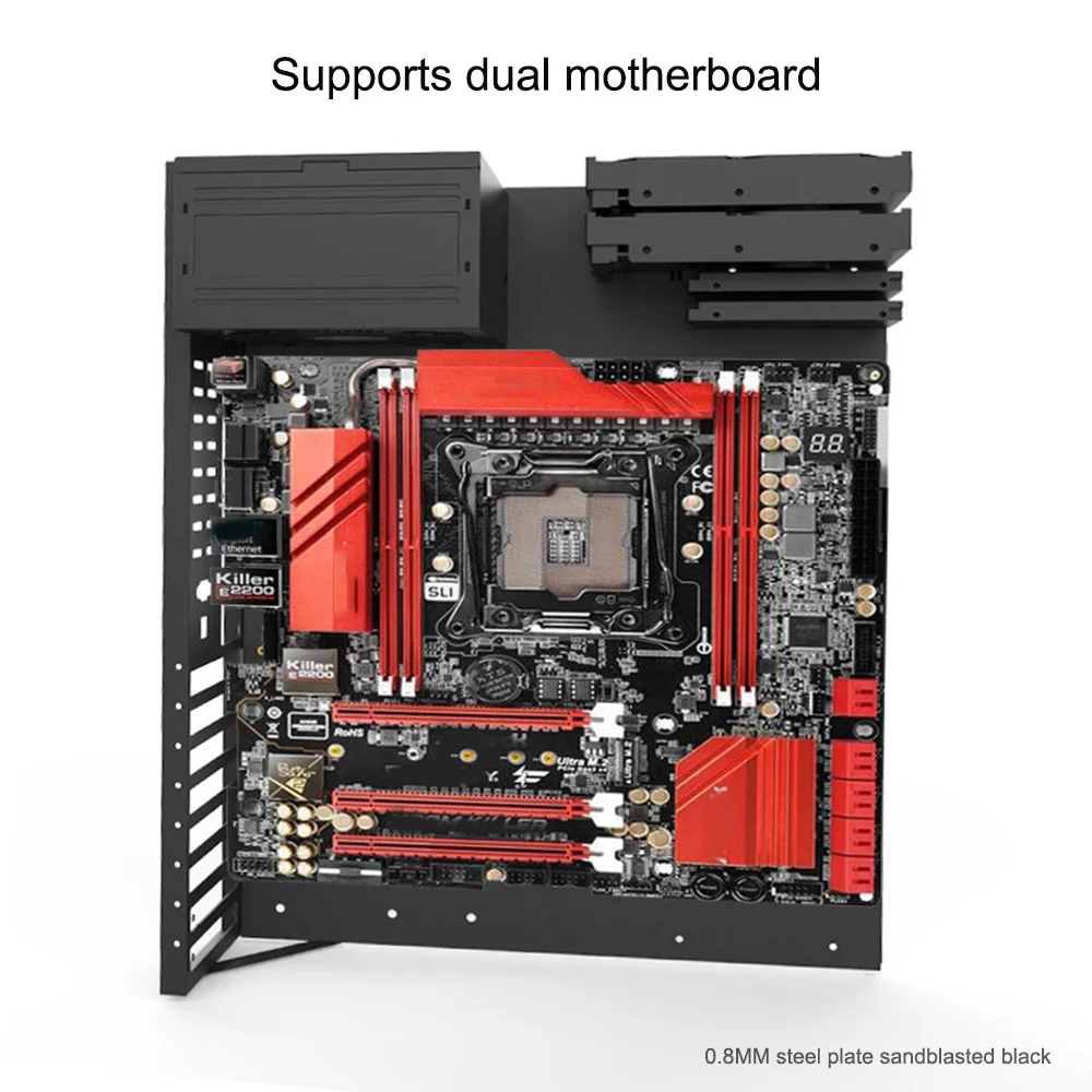 

ATX/EATX Open Mining Frame Thickened ETH Motherboard Bracket Fixing Frame Bitcoin Mining Rig Case Support ITX/ MICRO ATX