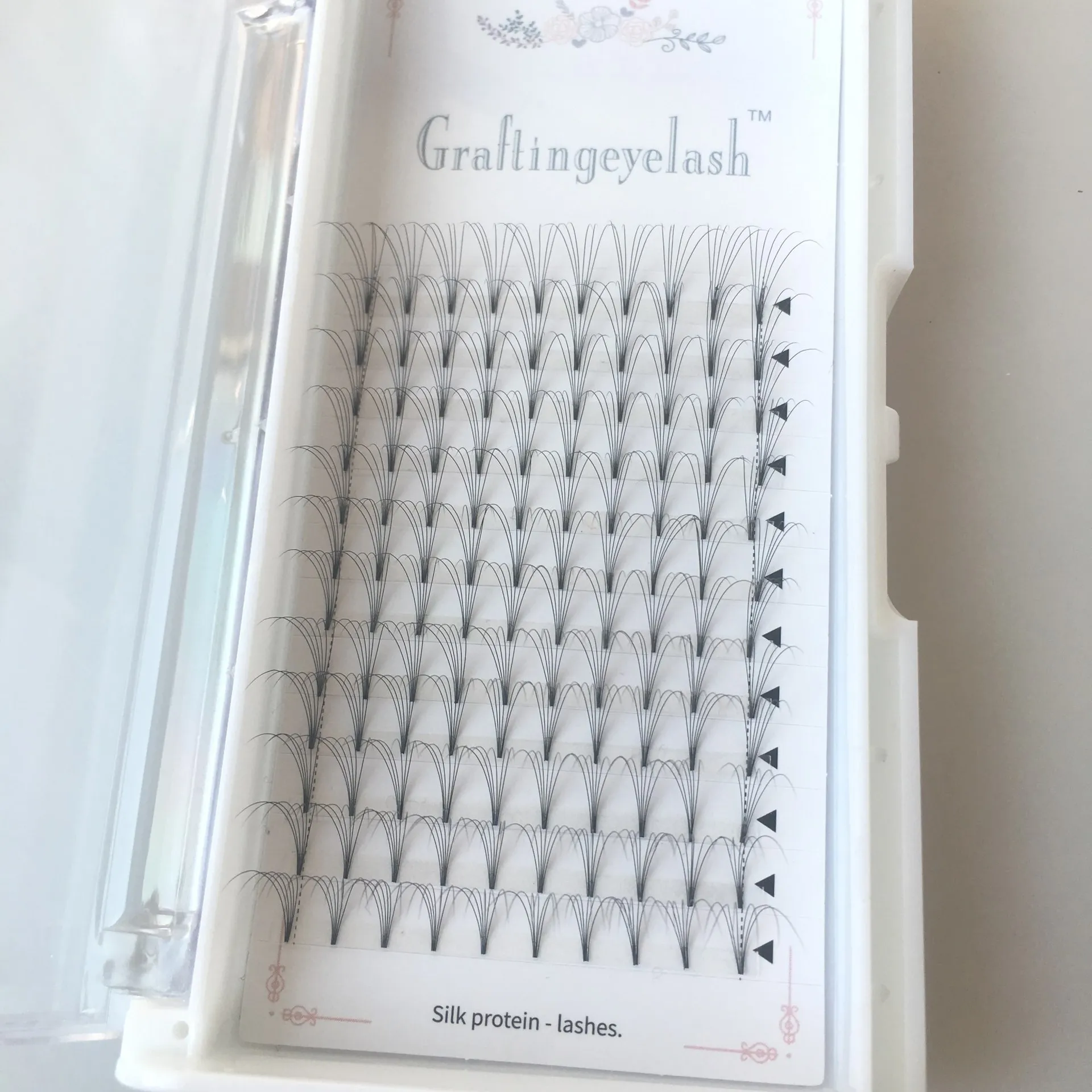 DORADOSUN 12 рядов отдельных ресниц 5D Новое поступление новый белковый шелк накладные