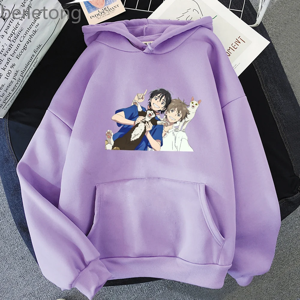 

Japanese Oversized Harajuku Hoodie Pullover Drawstring Anime Umibe no Etranger Hoodie Men sweatshirt Hooded Long Sleeve Tops