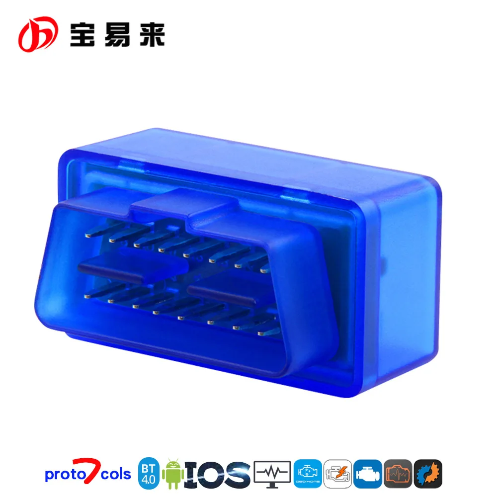 

Mini OBD2 327 V1.5 BT4.0 car Scanner 7 protocol ELM supports Android Apple