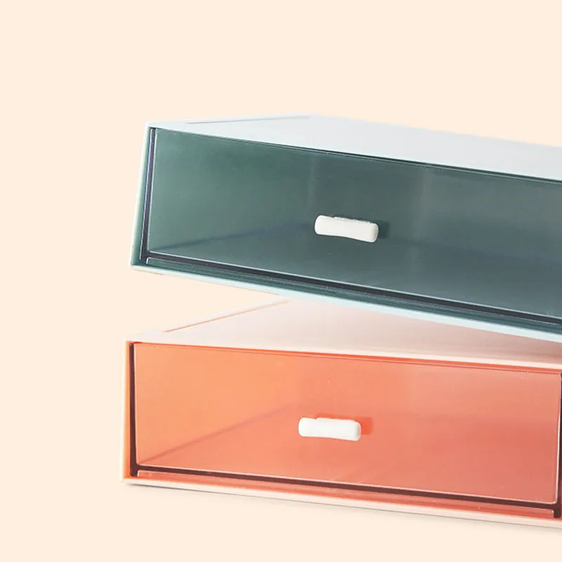 Пластиковая настольная коробка для хранения косметики бесплатный