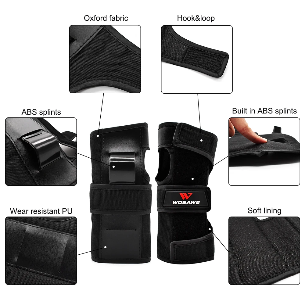 

WOSAWE Children's Motorcycle Protective Gear Suit Sports Full Body Armor Chest Riding Knee Elbow Pads Wrist Helmet Protector
