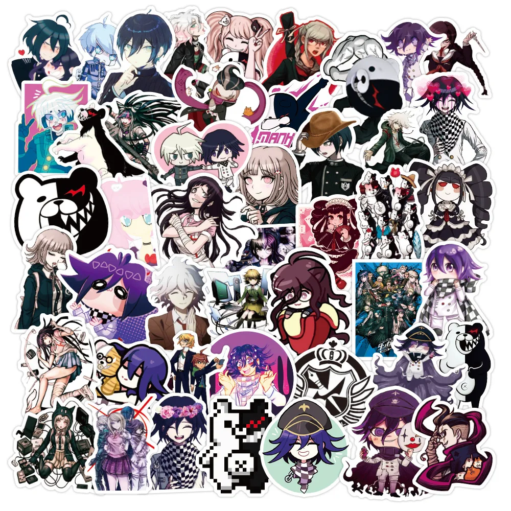 

10/30/50PCS Bullet Break On Anime Cartoon Cute Graffiti Laptop Suitcase Skateboard Guitar Waterproof Stickers Wholesale