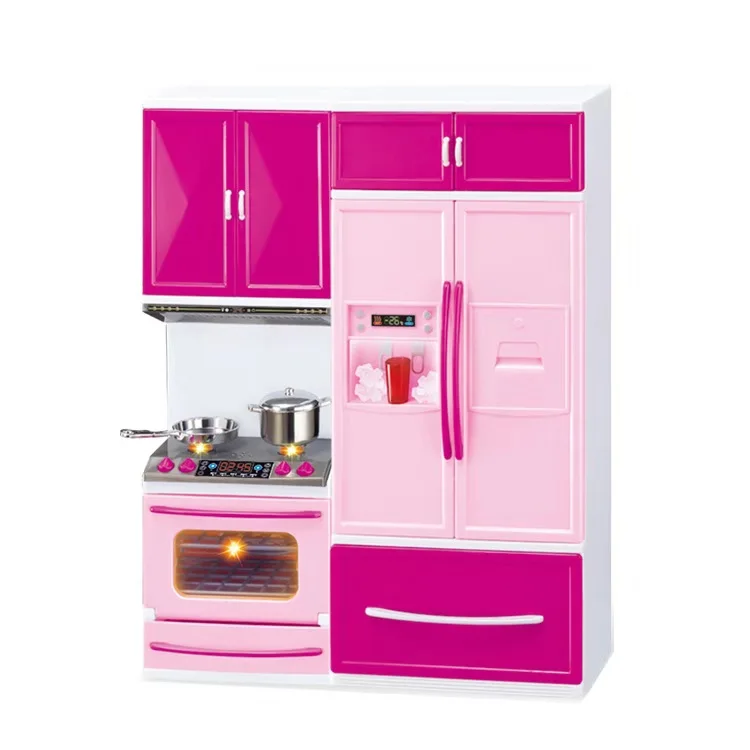 3 в 1 Новый имитационный кухонный набор для ролевых игр шкаф инструменты посуда