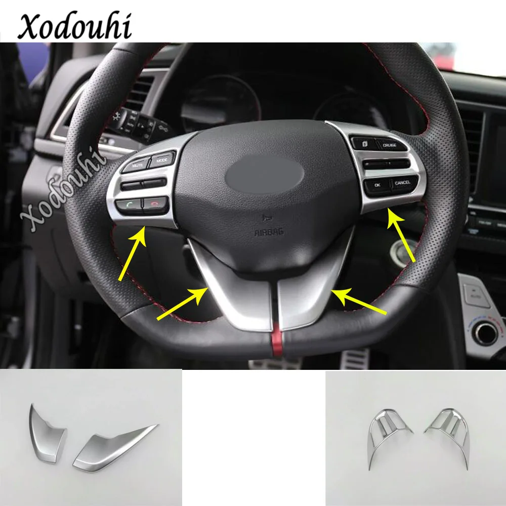 Для Hyundai Elantra Avante 2016 2017 2018 2019 2020 крышка автомобиля рулевое колесо подкладке